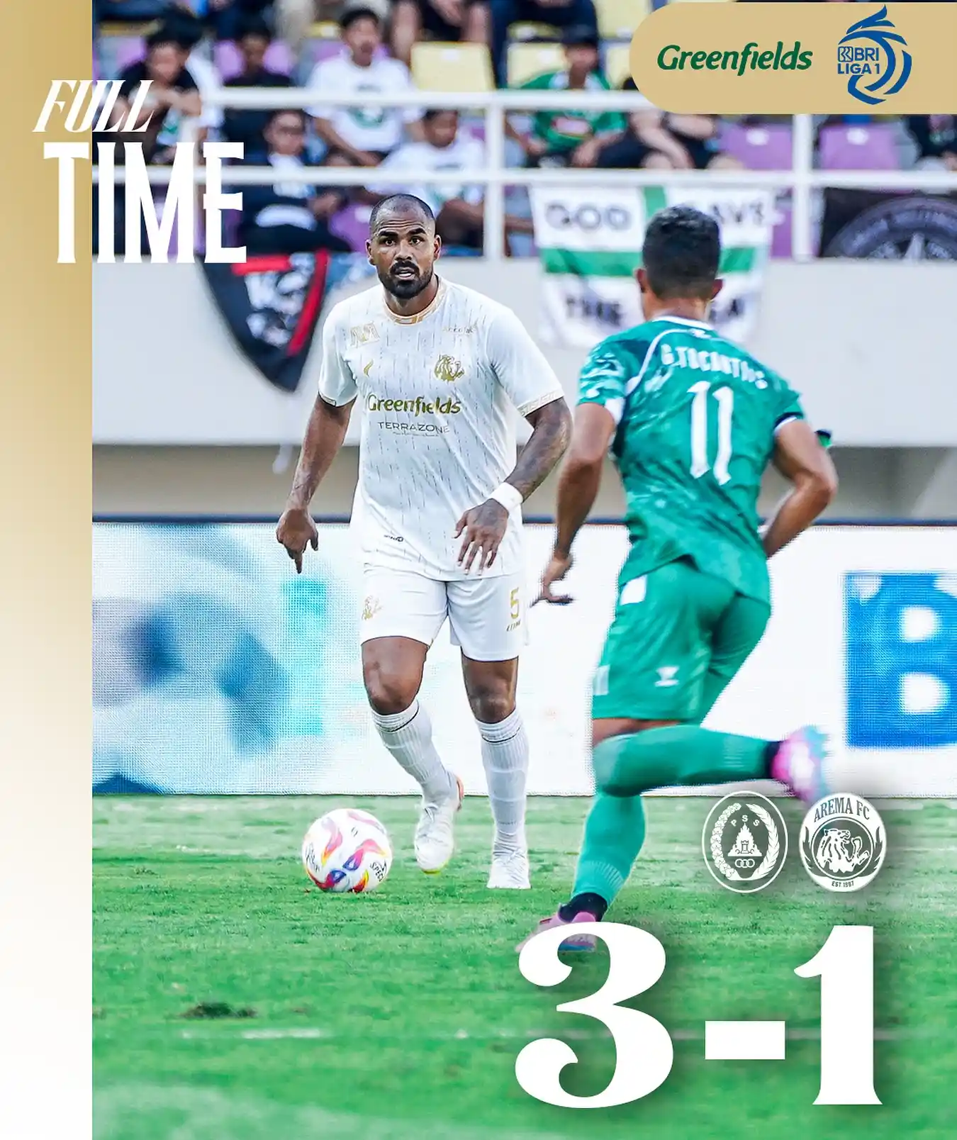 Hokky Caraka Bawa PSS Sleman Kalahkan Arema FC 3-1 di Liga 1 2024/2025