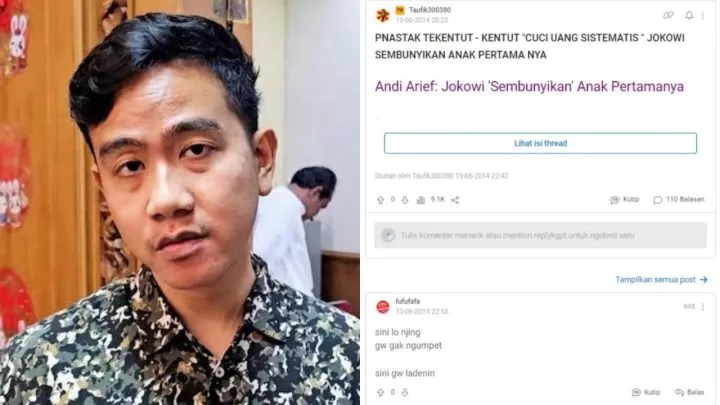 Akun Fufufafa Diduga Milik Gibran Rakabuming, Publik Berspekulasi Setelah Jejak Digital Terungkap