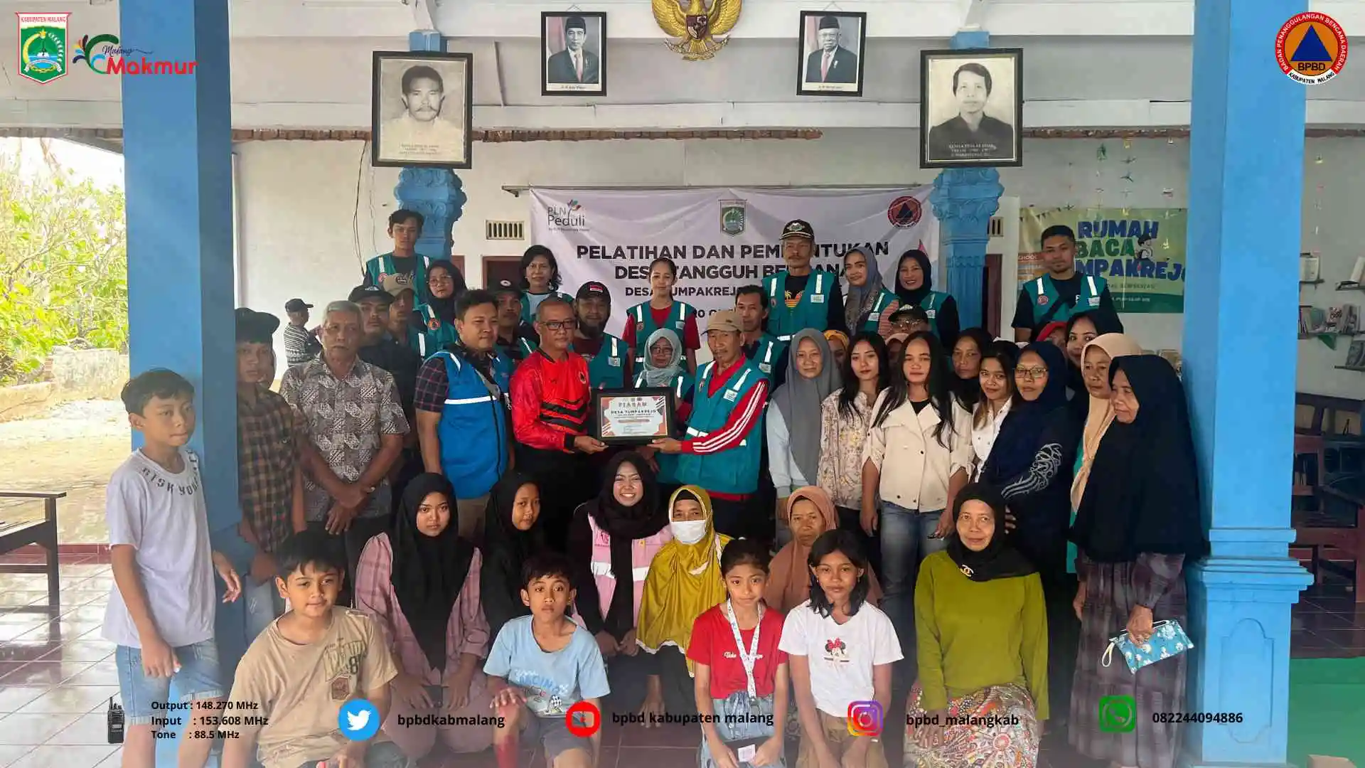 BPBD Kabupaten Malang Gandeng PLN Nusantara Power Bentuk Desa Tangguh Bencana di Tumpakrejo