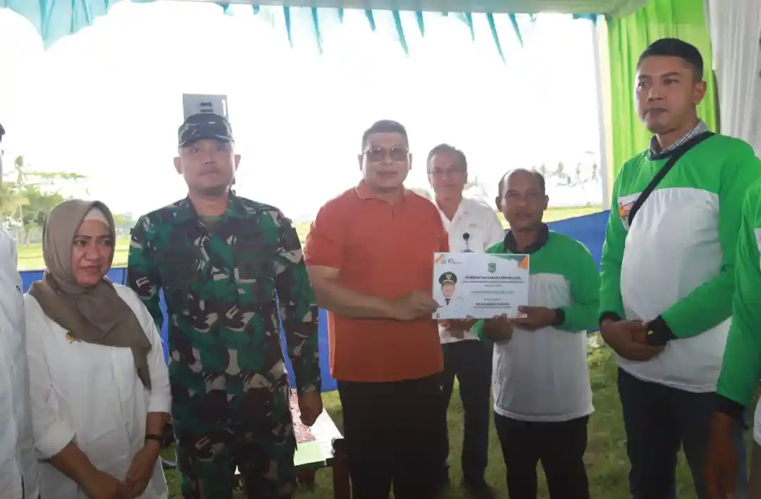 Plt Bupati Malang Ajak Petani Tangguh Gelar Gerakan Tanam Padi di Pakisaji