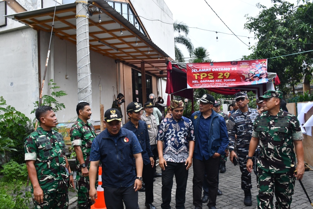 Danrem 083/Bdj Pastikan Pilkada Kota Malang Lancar, Tinjau Langsung Kesiapan TPS!