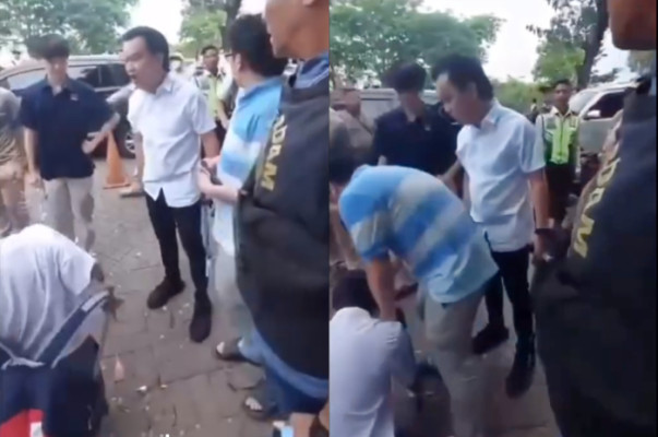 Viral Video Pengusaha Surabaya Paksa Siswa Minta Maaf dengan Berlutut dan Menggonggong, Netizen Geram