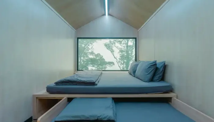 Suasana didalam Bobocabin Coban Rondo Malang, Cocok Buat Liburan Dengan Nuansa Alam