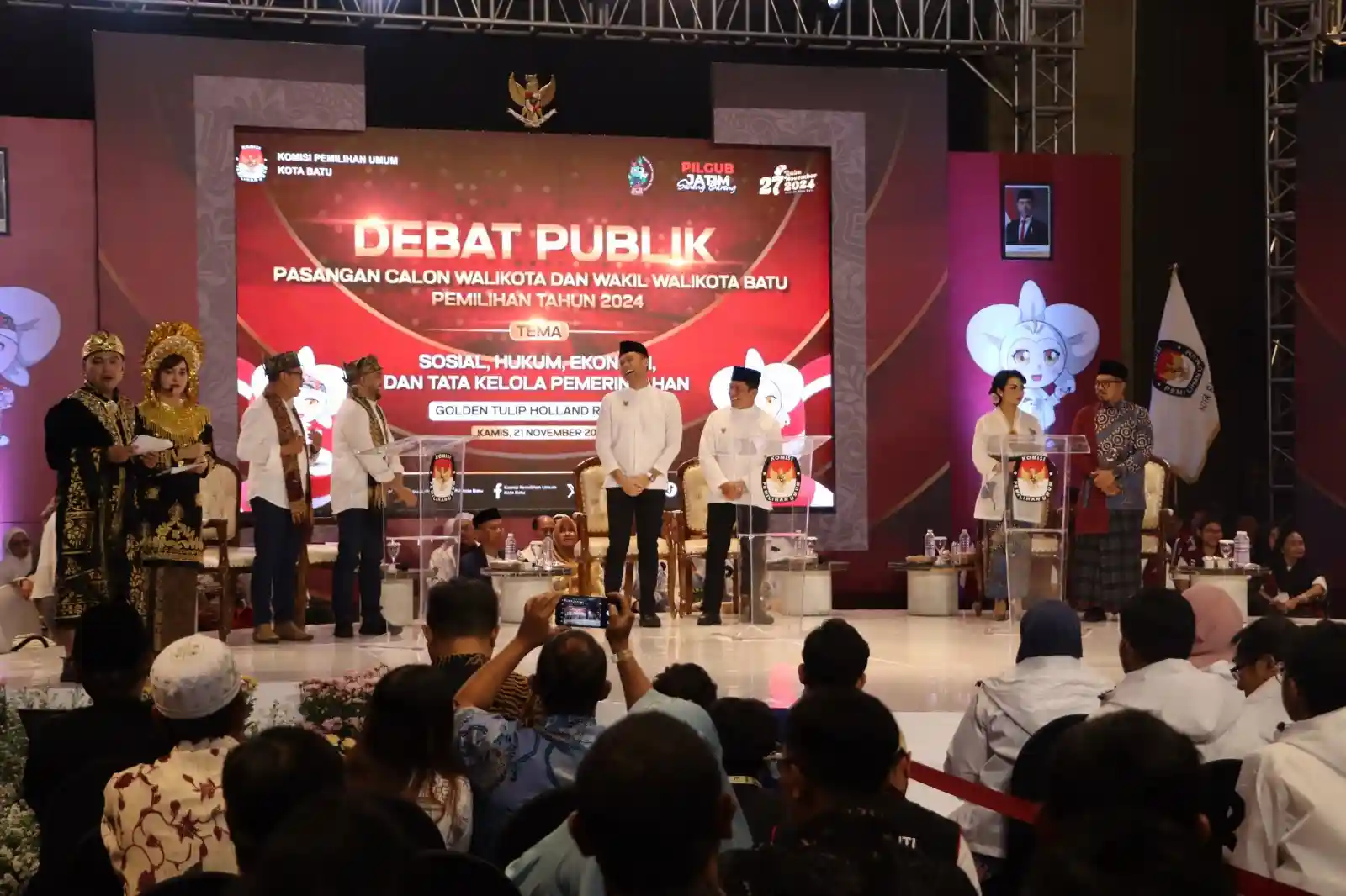 Polres Batu Siagakan 80 Personel Demi Kelancaran Debat Publik Pilkada 2024