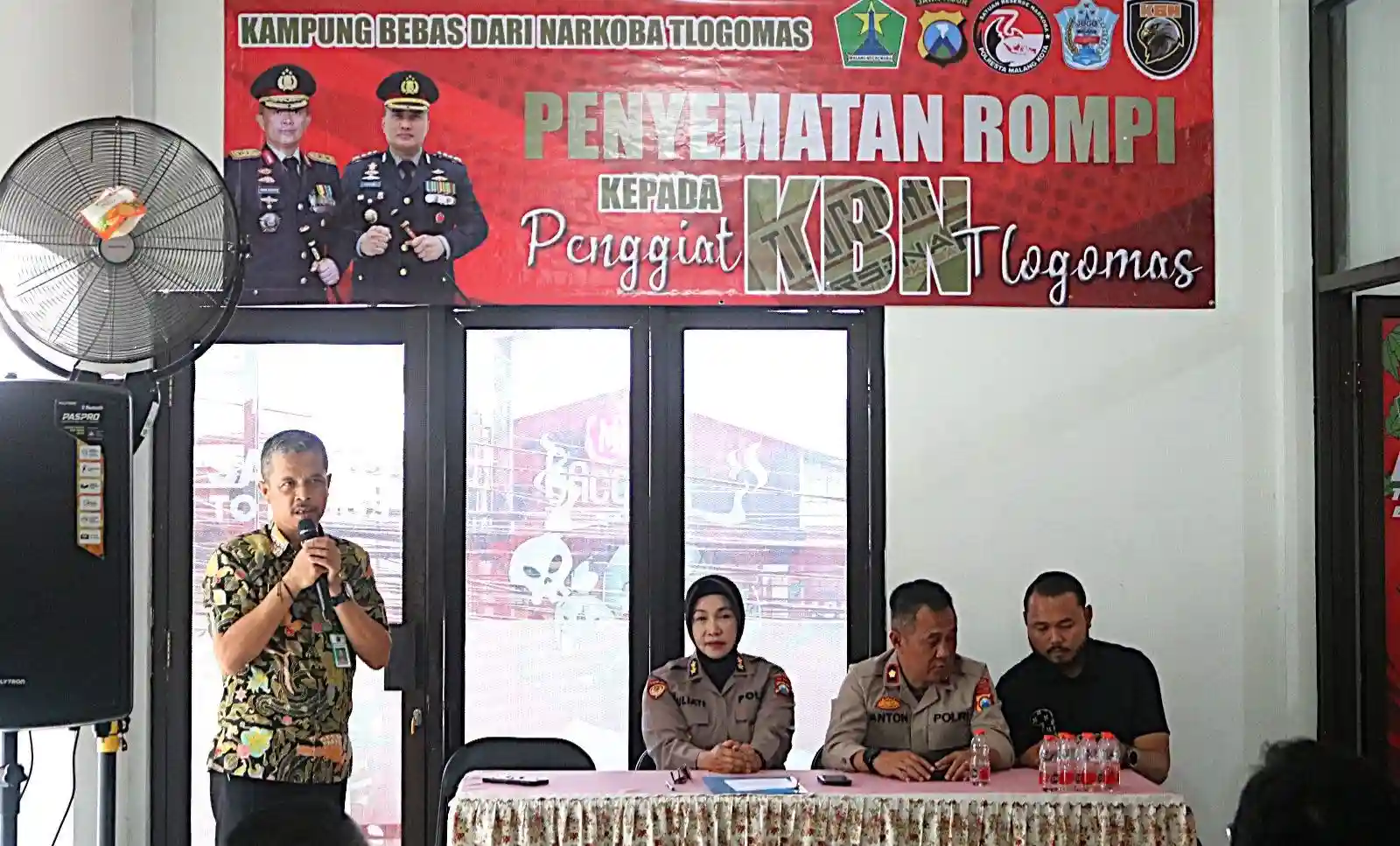 Polresta Malang Kota Gagas “Kampung Bebas Narkoba”, Warga Dibekali Rompi Khusus