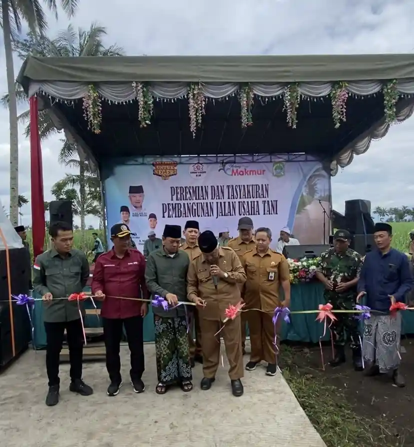 Jalan Usaha Tani di Panggungrejo di Resmikan Bupati Malang, Dorong Pembangunan Berbasis Masyarakat