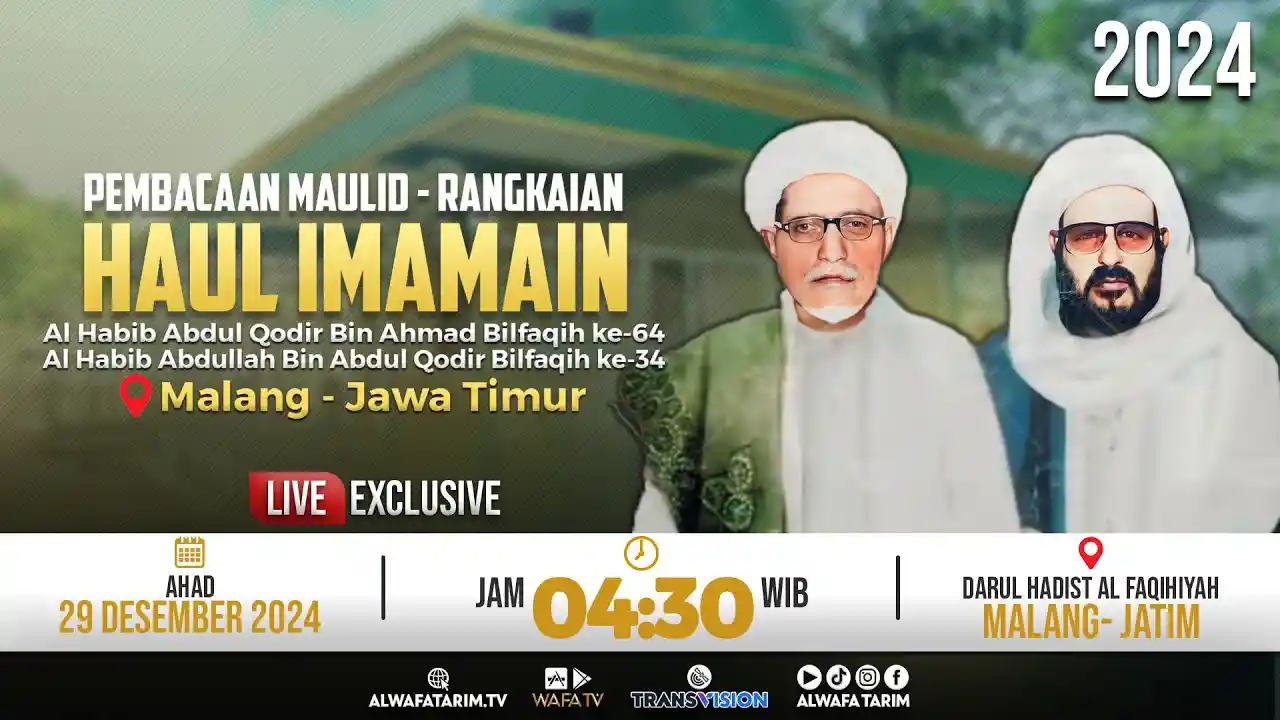 Link Live Streaming Haul Akbar Imamain 2024, Ziarah hingga Acara Inti Melalui Youtube