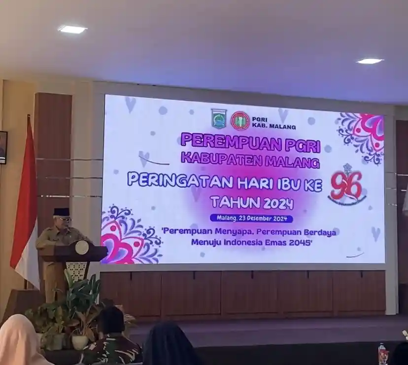 Bupati Malang Ajak Perempuan PGRI Tingkatkan Peran dalam Pembangunan di Peringatan Hari Ibu ke-96