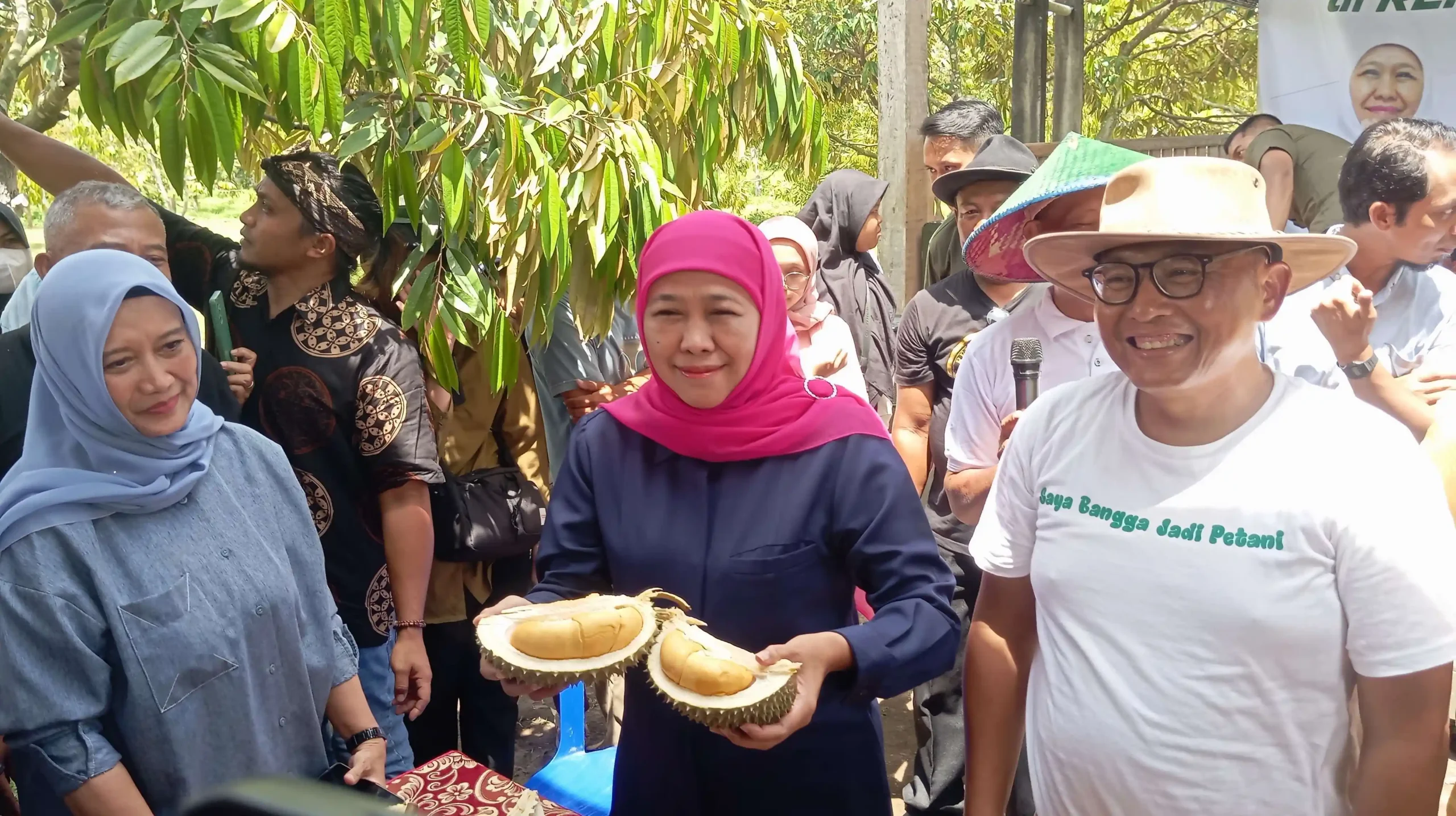 Khofifah Kunjungi Republik Durian Farm: Peluang Ekspor Durian Premium ke China Semakin Cerah
