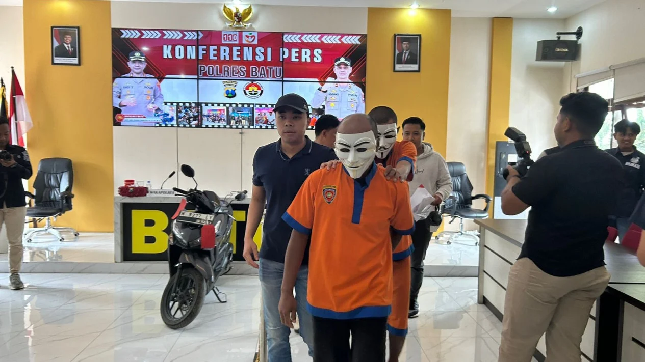 Polres Batu Bekuk Spesialis Pencurian Motor di Tempat Keramaian