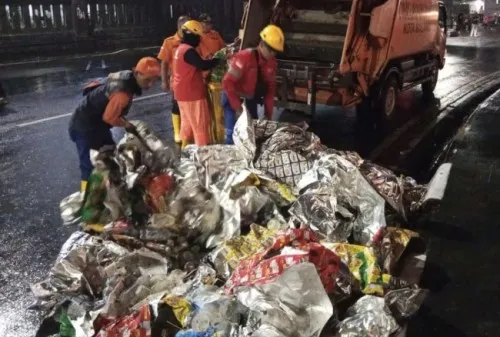 Ribuan Ton Sampah Menggunung di TPA Supit Urang Pasca Tahun Baru, DLH Malang Siapkan Tim Khusus