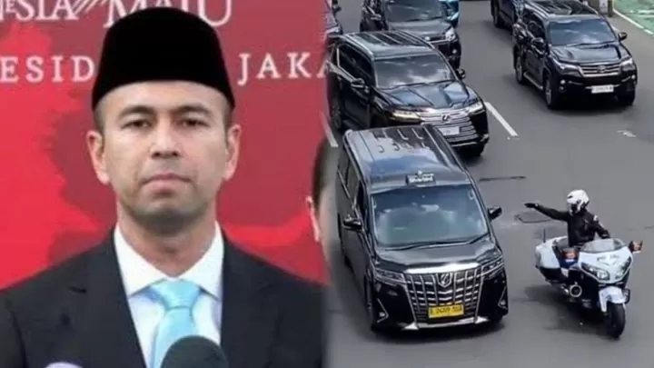 Aksi Patwal Pesan Kontroversi: Mobil RI 36 Raffi Ahmad Jadi Sorotan Publik!
