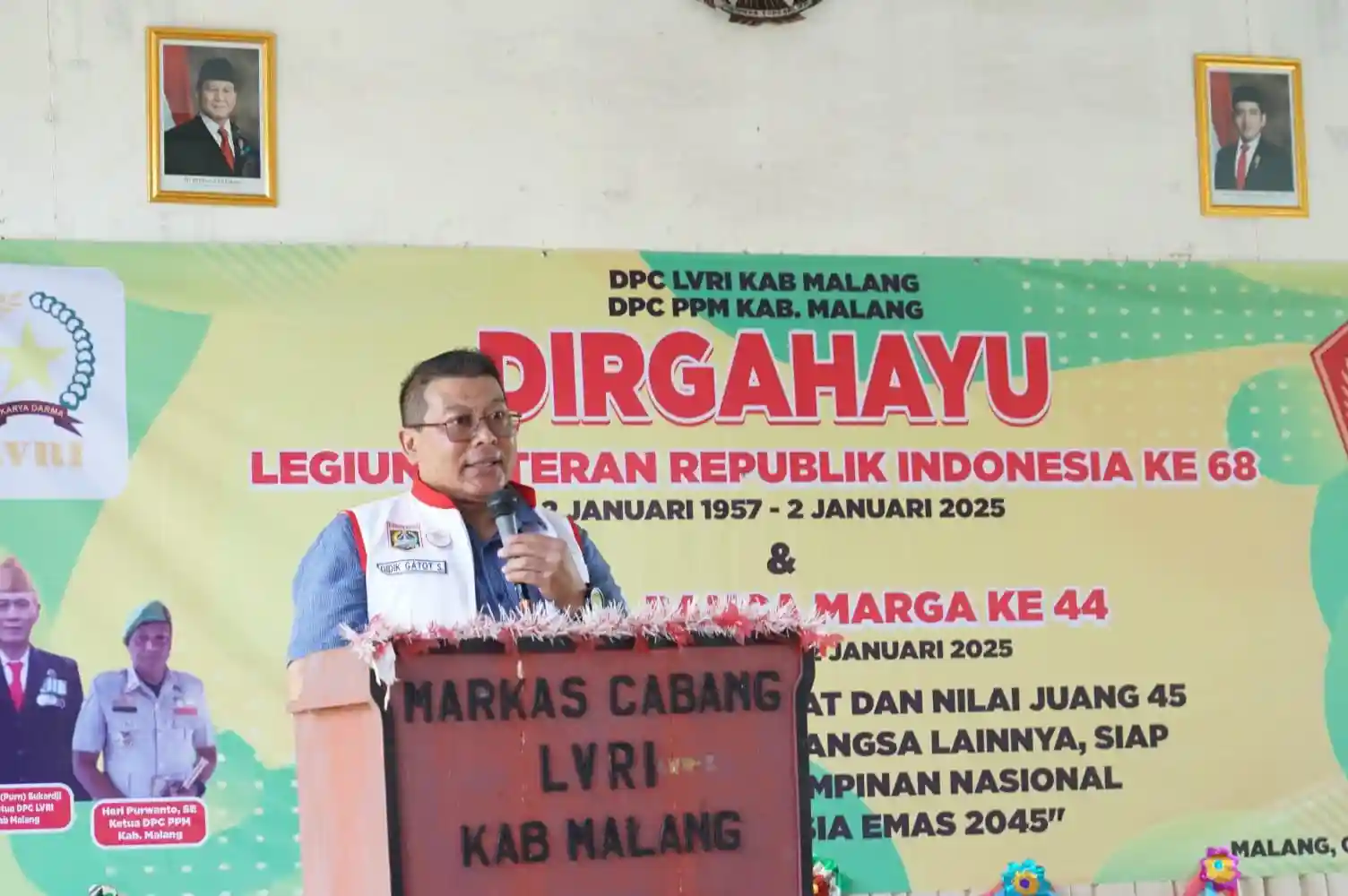 Merayakan Semangat Juang: HUT ke-68 LVRI dan PPM Dihadiri Wakil Bupati Malang