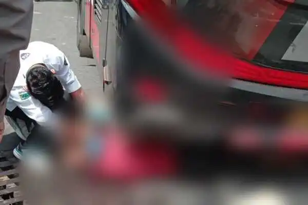 Kecelakaan Tragis di Kota Batu, Pemotor Tewas Terlindas Bus Pariwisata