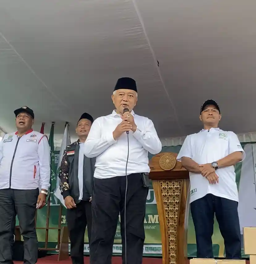 Meriahkan Harlah NU ke-102, Bupati Malang Lepas Jalan Sehat dan Resmikan Gedung Bersama di Dampit
