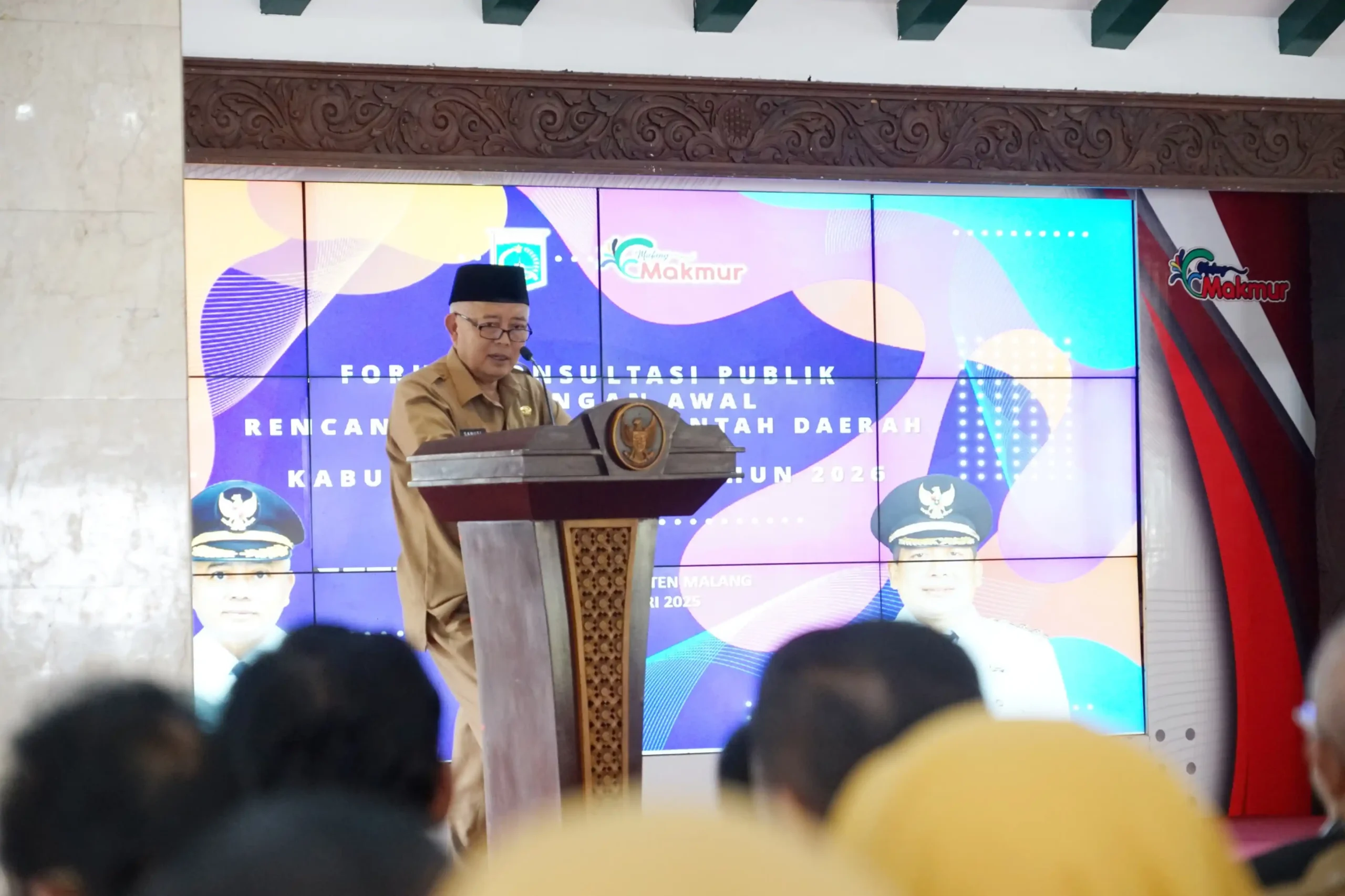 Bupati Malang Buka Forum Konsultasi Publik, Siap Hadapi Tantangan 2026