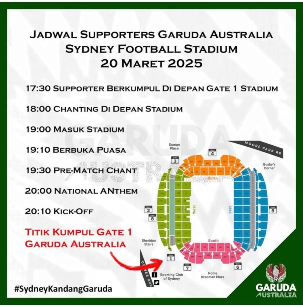 Antusiasme Fans Timnas Garuda Menjelang Laga Melawan Australia