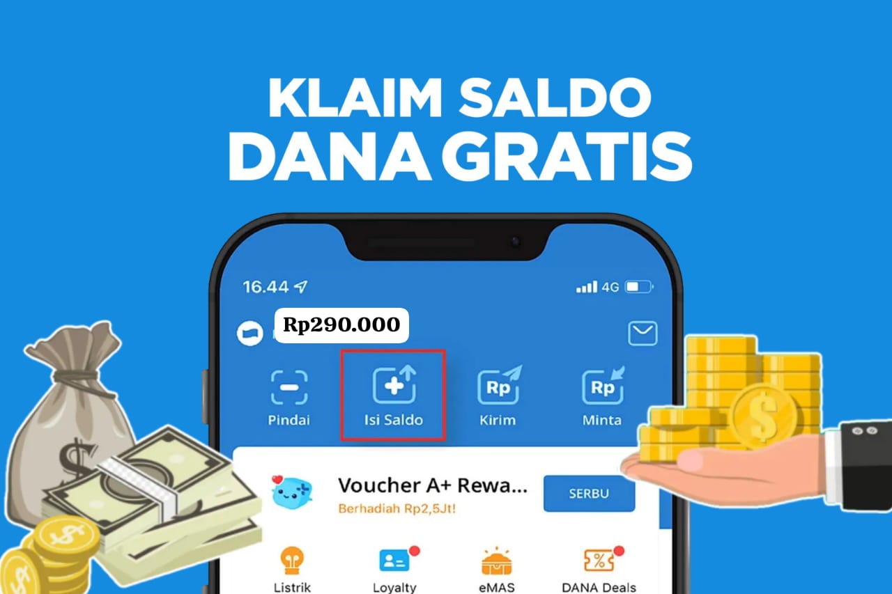 Rp290.000 Gratis Langsung Masuk ke Dompet Digital, Manfaatkan Berkah Ramadhan Hari Ke-29