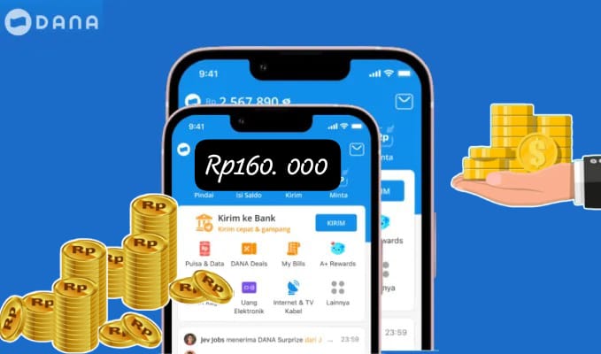 Dapat Saldo DANA Gratis Rp160.000? Ini Bukti Aplikasi Penghasil Uang Terpercaya