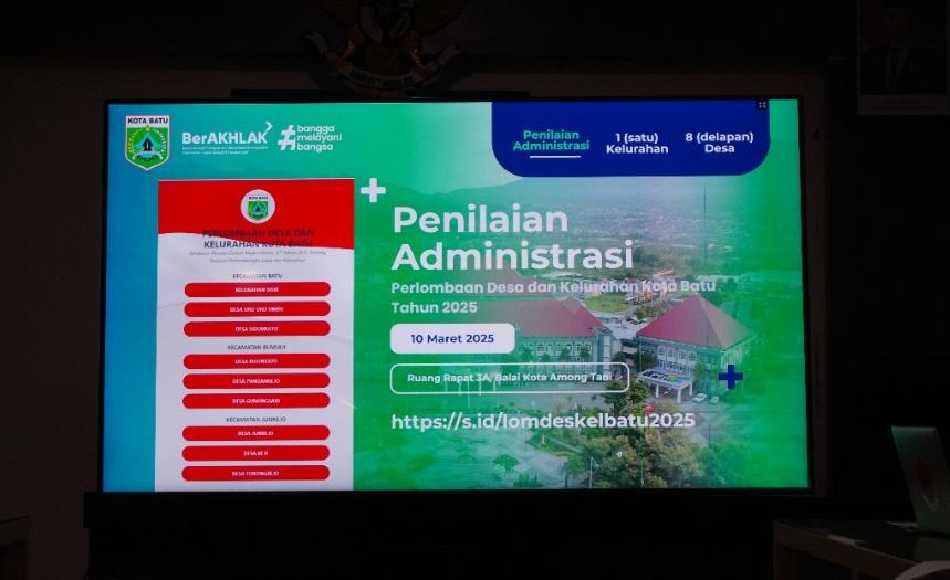 Kota Batu Gelar Penilaian Administrasi Lomba Desa dan Kelurahan