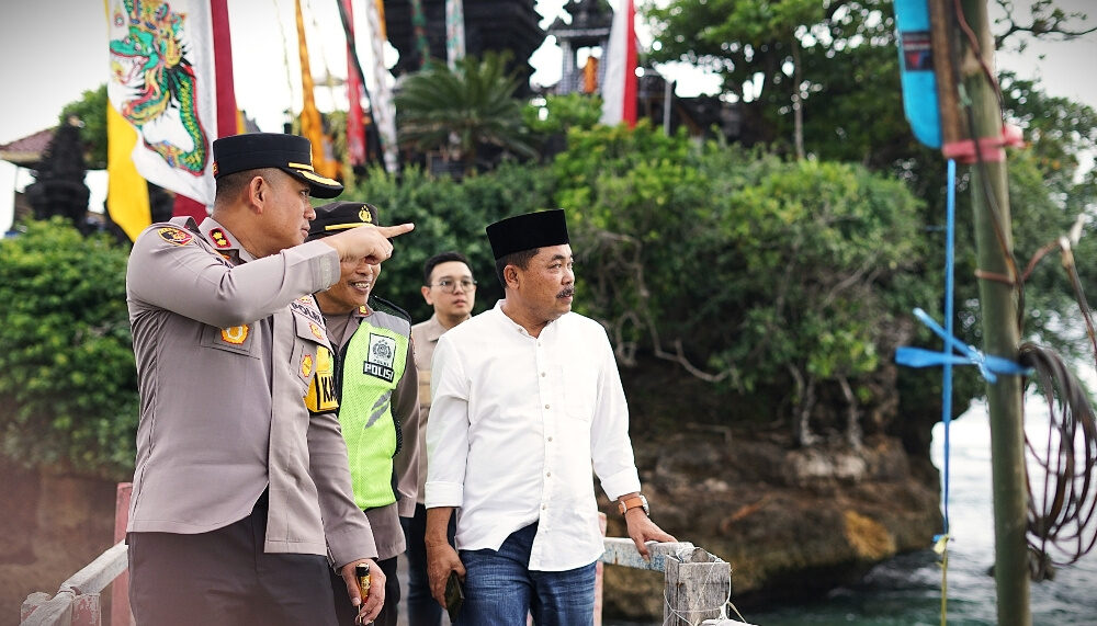 Polisi Tinjau Kesiapan Upacara Jalanidhi Puja Jelang Nyepi di Malang