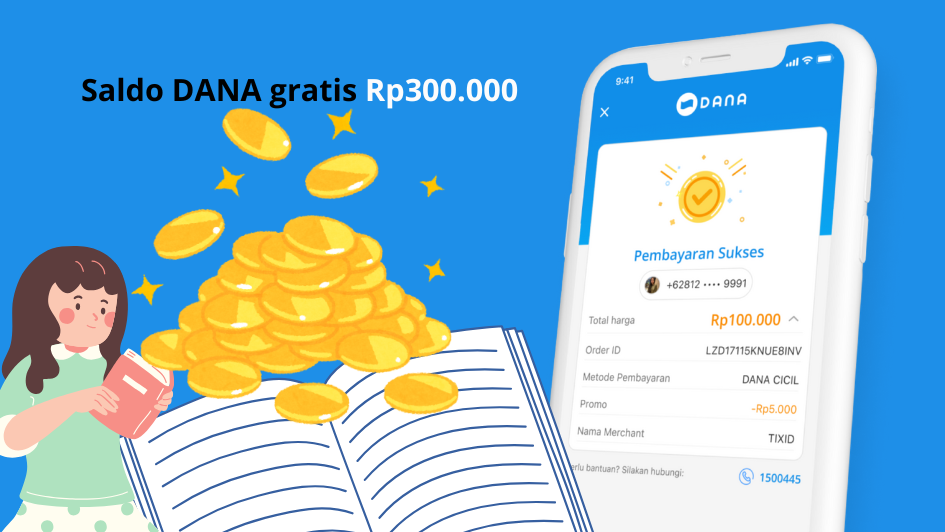 Saldo DANA Gratis Rp250.000 Hanya dengan Baca Berita