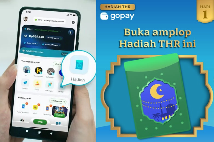 Raup Saldo Dana Rp5 Juta Gratis Lewat THR GoPay, Simak Caranya!