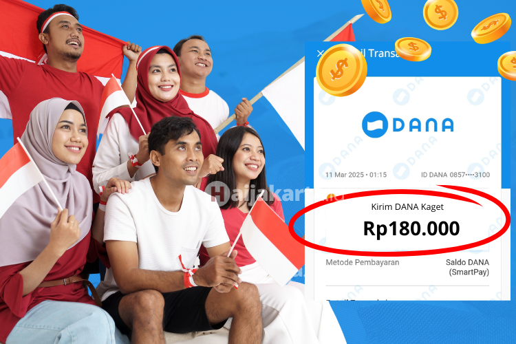 Heboh! Dukung Timnas dan Dapatkan Saldo DANA Kaget Gratis Rp180 Ribu Hari Ini