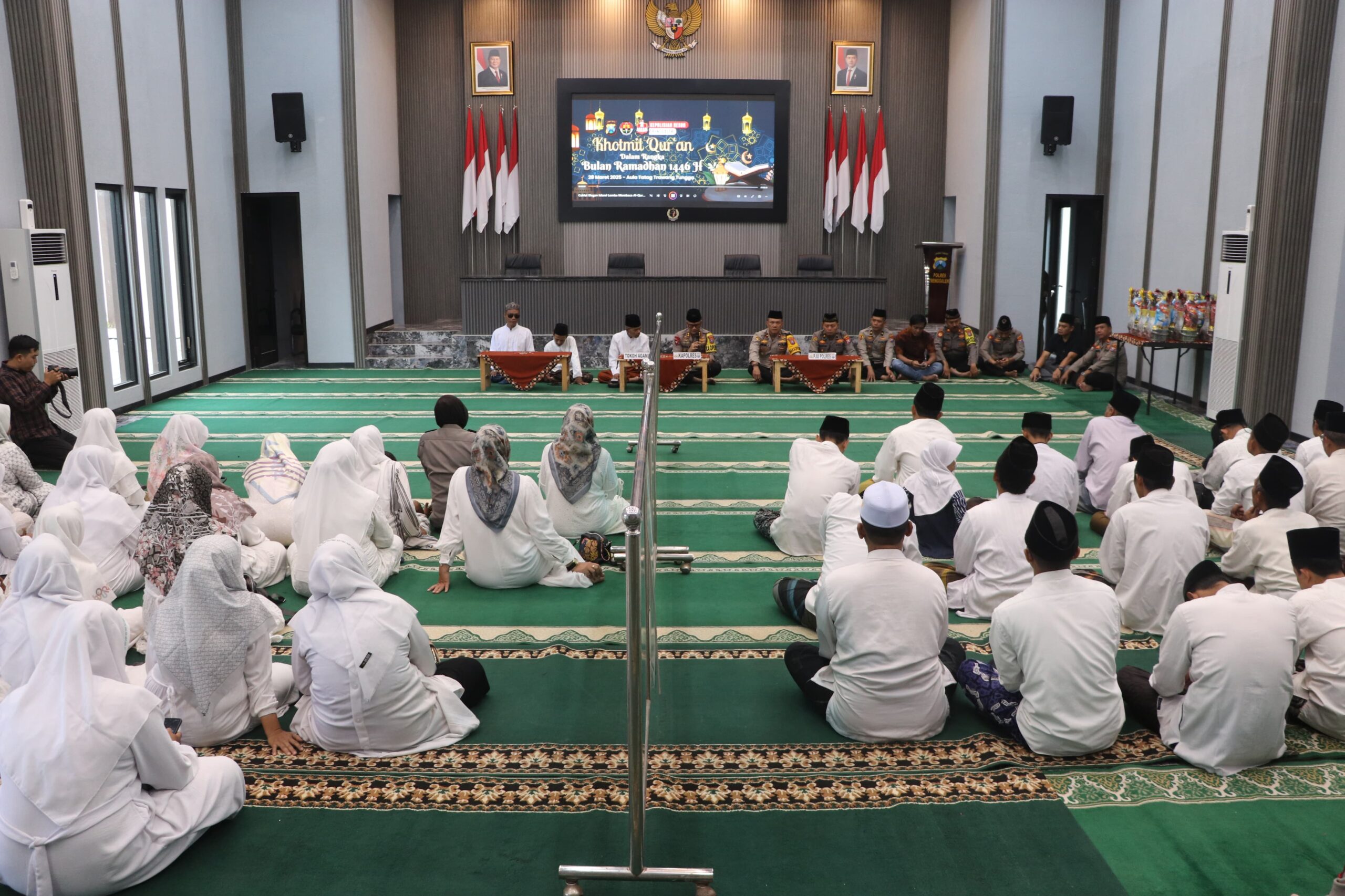 Polres Trenggalek Gelar Khotmil Qur’an Selama Bulan Ramadan