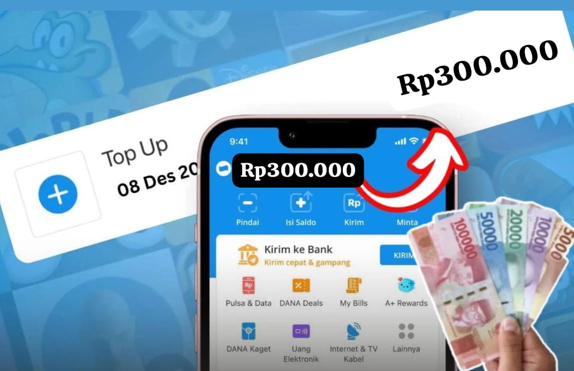 Raih Saldo DANA Gratis Hingga Rp300.000 Hanya dengan Teka-Teki Silang, Withdraw Kilat!