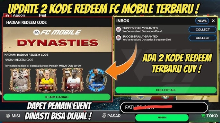 Temukan 27 Kode Rahasia FC Mobile yang Bisa Dapatkan Item Langka & Pemain Bintang