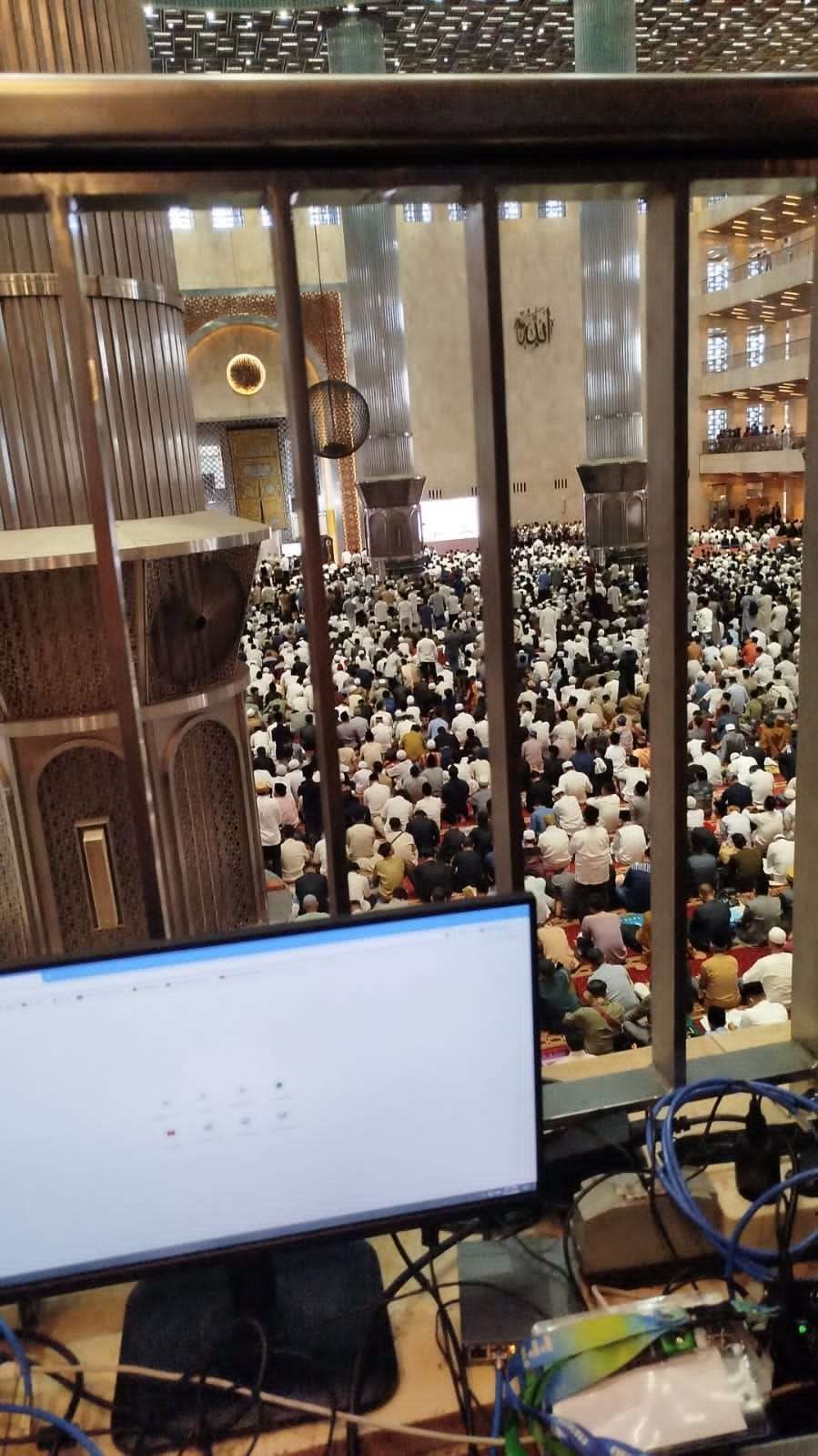 Selebrasi Idul Fitri Presiden dan Wapres di Masjid Istiqlal
