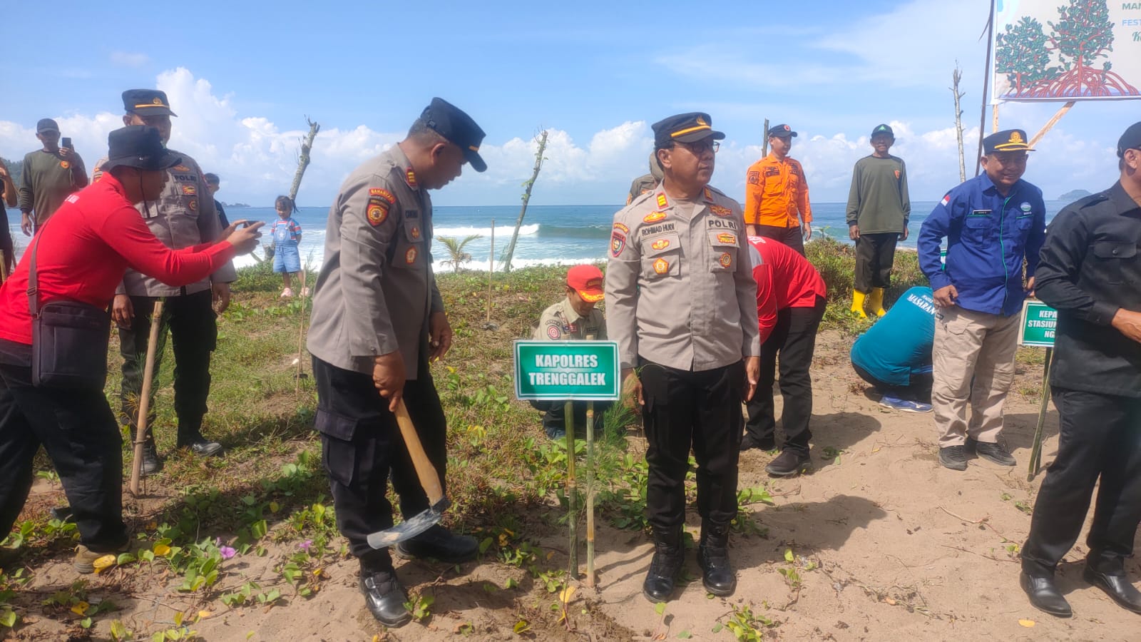 Gempi Festival Diikuti Polres Trenggalek, Mitigasi Kebencanaan Jadi Fokus