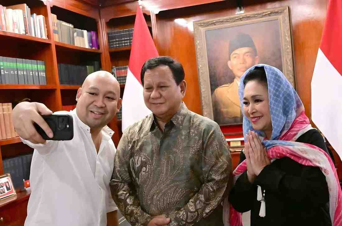 Sosok Didit Prabowo Dahului Gibran dalam Halalbihalal dengan Jokowi