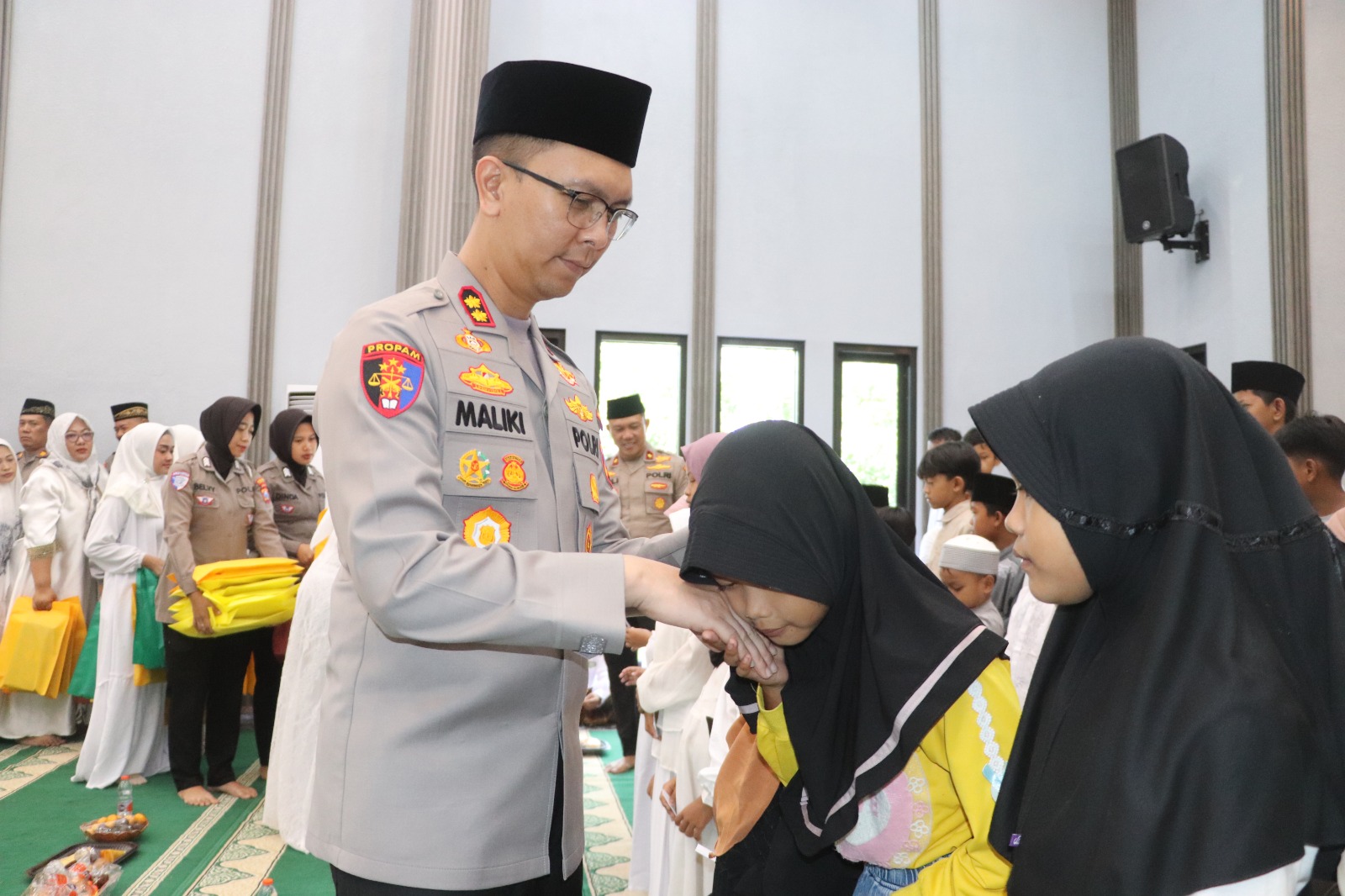 Puluhan Anak Yatim Piatu Hadir di Gelar Khotmil Quran Kapolres Trenggalek