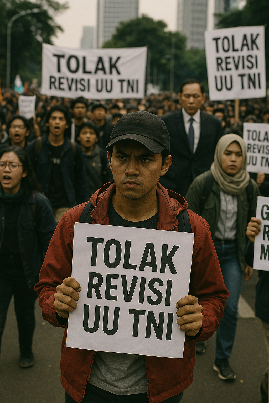 Panas! Isu Jokowi ‘Main Belakang’ di Demo UU TNI, Prabowo Jadi Sasaran?