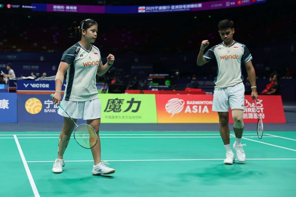 Aksi Mendebarkan Jafar dan Felisha di Pembuka Kejuaraan Bulutangkis Asia 2025