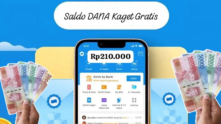 Terungkap! Aplikasi Penghasil Uang Bagi-bagi Saldo DANA Gratis Rp210.000 Hari Ini