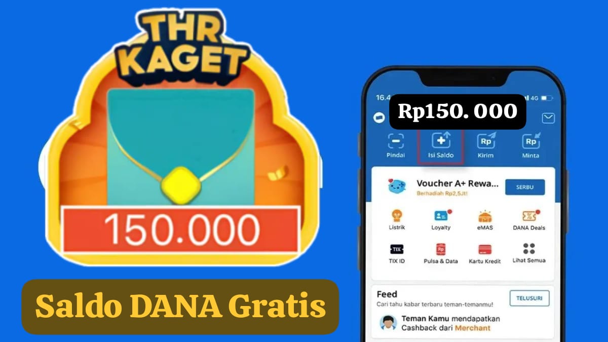 Dapat Uang Gratis Hingga Rp150.000 dari Aplikasi Penghasil Uang Terbaru 2025