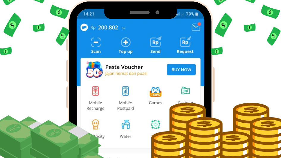 Klaim Rp300.000 Gratis ke Dompet Digital Malam Ini!