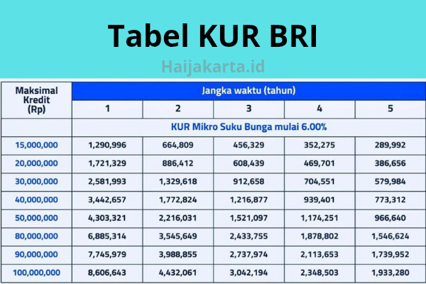 Pinjaman KUR BRI Rp150 Juta, Cicilan Mulai Rp2,7 Juta!