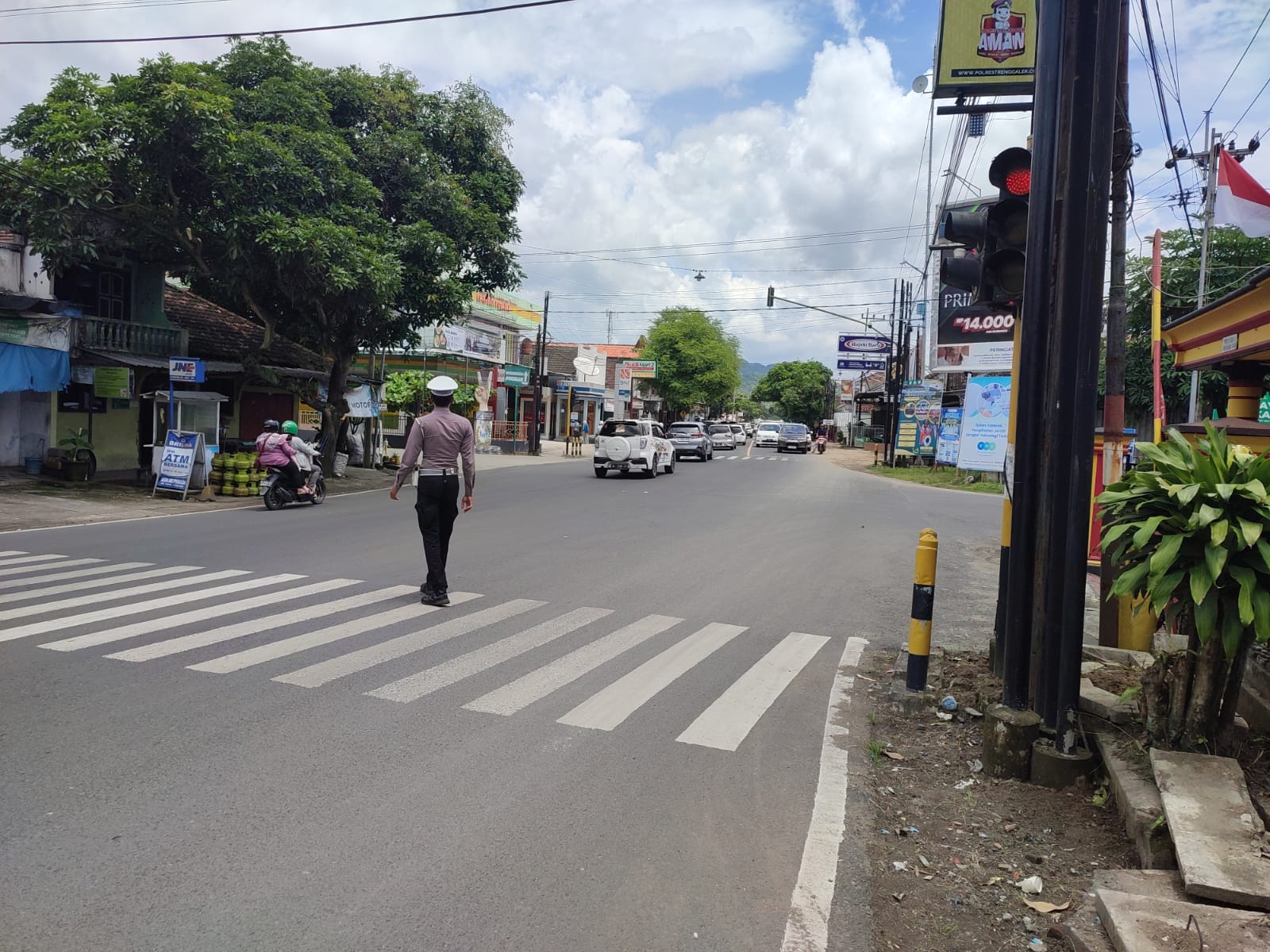 Jalanan Trenggalek Bebas Kemacetan di Hari Pertama Lebaran