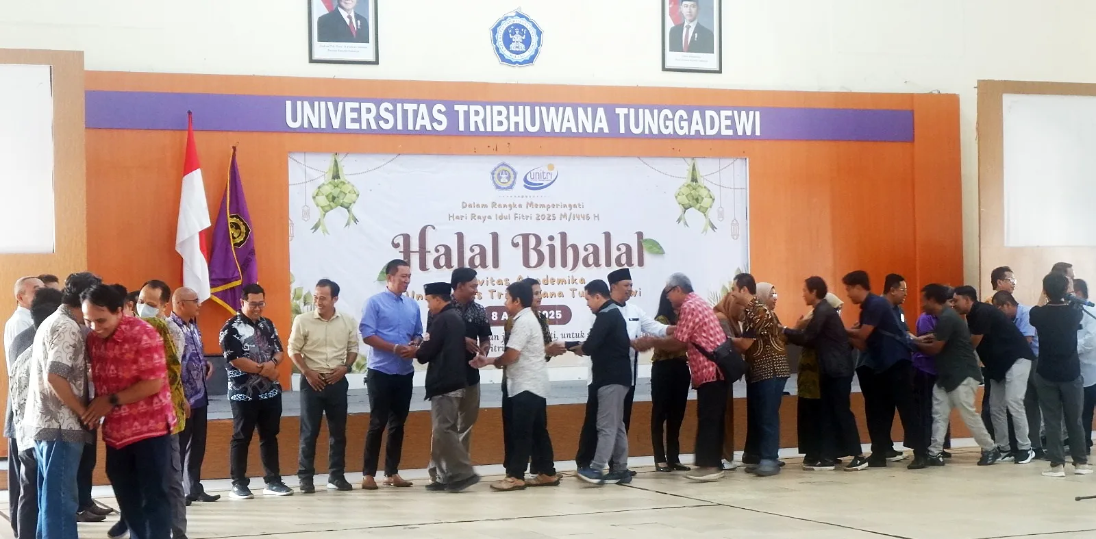 Kebersamaan dan Optimisme Universitas Tribhuwana Tunggadewi Rayakan Halal Bihalal Idul Fitri 1446 H
