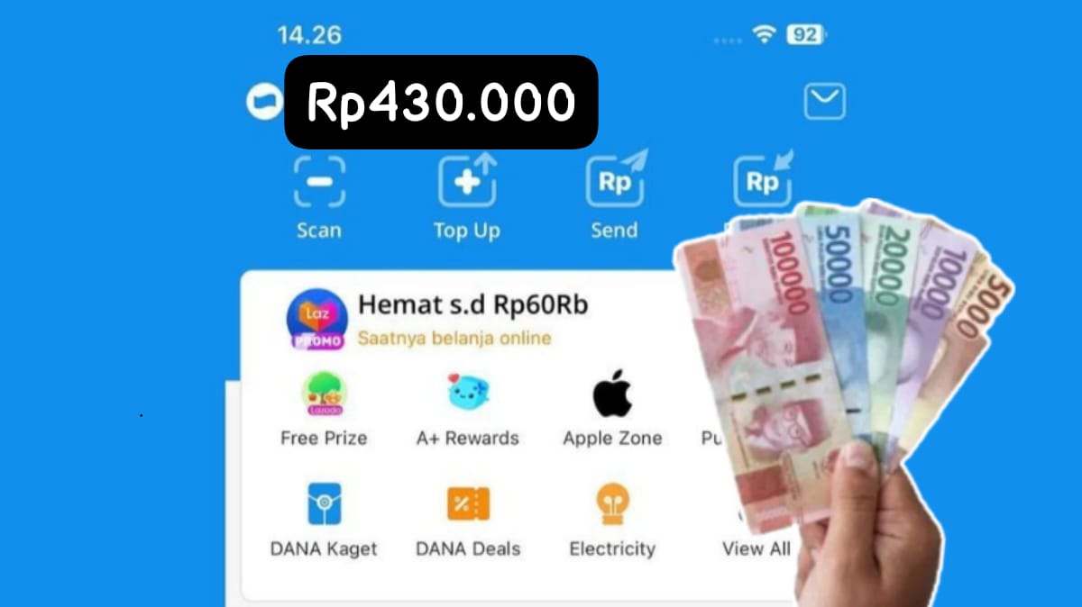 Raih Saldo DANA Rp430.000 Gratis, Klik di Sini!