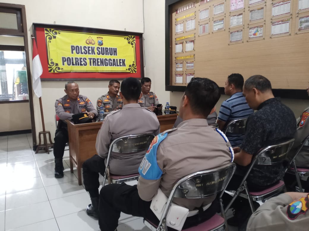 Cek Kinerja Polsek, Polres Trenggalek Lakukan Inspeksi Mendadak