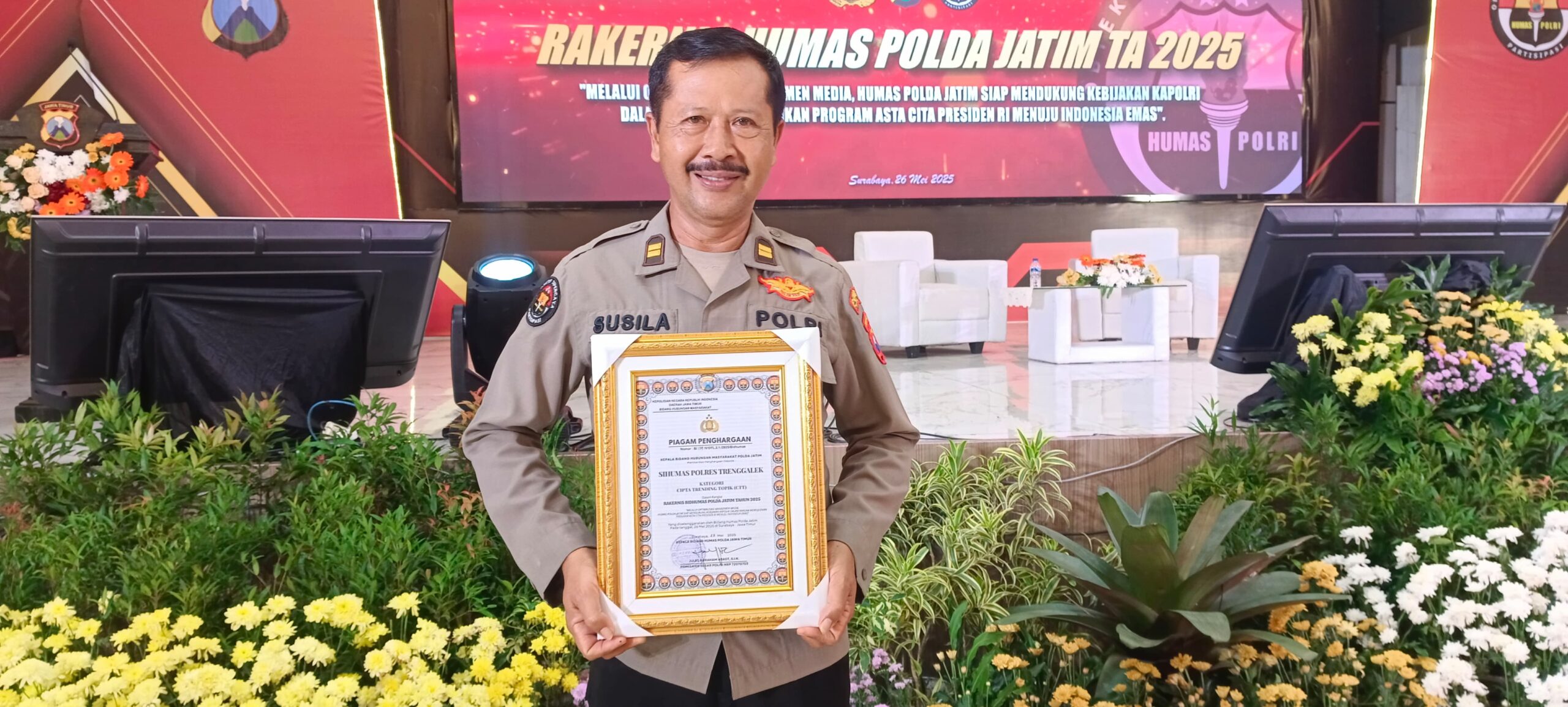Polres Trenggalek Sabet Penghargaan Bergengsi dari Polda Jatim