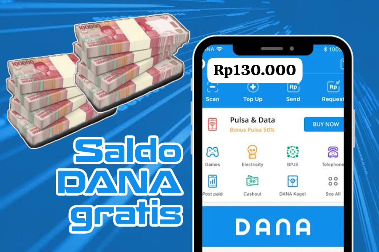 Cek-in Setiap Hari, Dapatkan Saldo DANA Gratis Rp130.000!