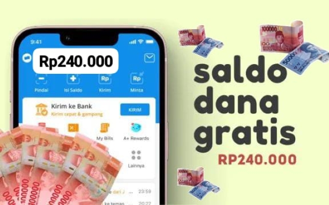 Saldo DANA Kaget Gratis Rp240.000, Ternyata Begini Caranya!