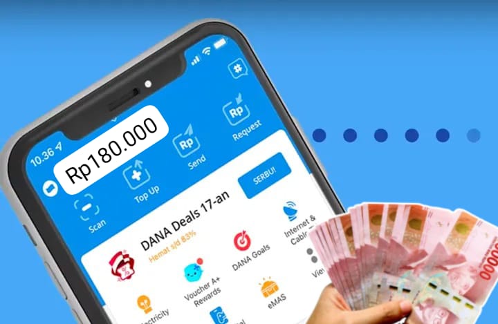 Klaim Rp180.000 Saldo DANA Gratis Setiap Hari Lewat Aplikasi Penghasil Uang!
