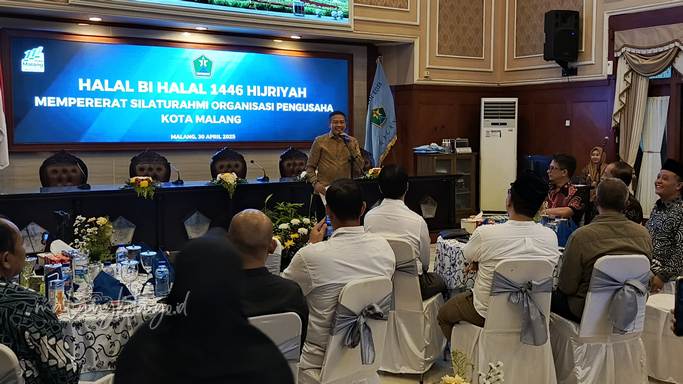 Wali Kota Malang Ajak Pengusaha Perkuat Sinergi Kota di Halalbihalal